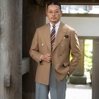 WEARLNESS/Camel Flannel Blazer/V.B.C. FLANNEL