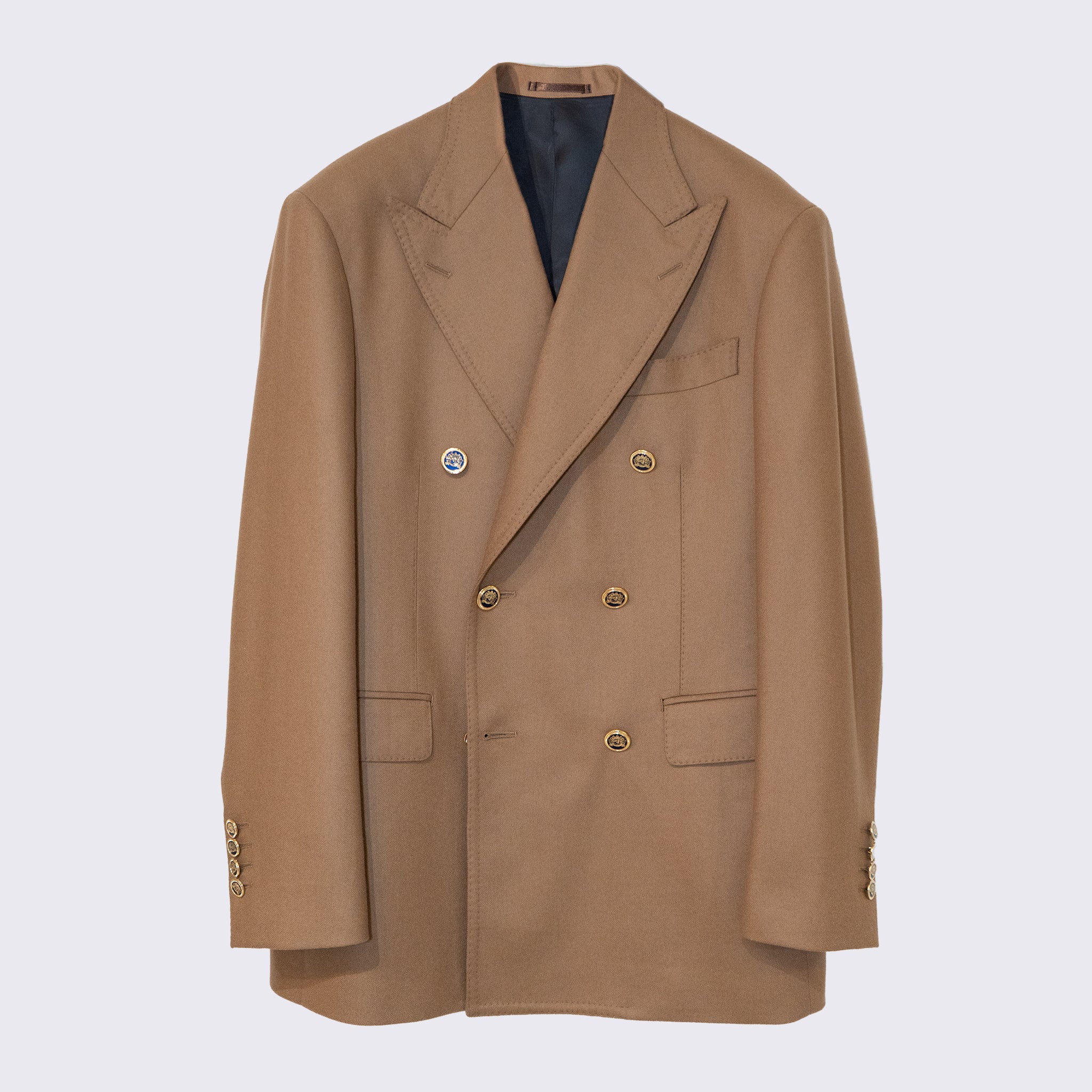 WEARLNESS/Camel Flannel Blazer/V.B.C. FLANNEL