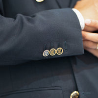 WEARLNESS/Classic Navy Blazer/ William Halstead 70%WOOL x30%MOHAIR