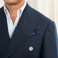 WEARLNESS/Classic Navy Blazer/ William Halstead 70%WOOL x30%MOHAIR