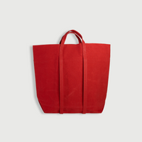 AMIACALVA/A153 /Light Ounce Canvas Tote SCARLET (L)
