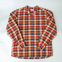 【受注生産】WEARLNESS/Madras Check Sleeping Shirts/Orange