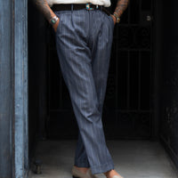 ALBERTO LUTI/Suede Western Belt/Dark Brown
