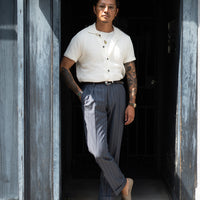 ALBERTO LUTI/Suede Western Belt/Dark Brown