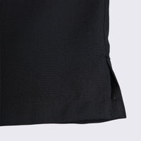 WEARLNESS/Double Pocket Wool Shirt/Black