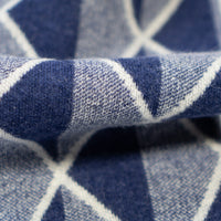 WEARLNESS/Gradation Argyle Knit/Blue