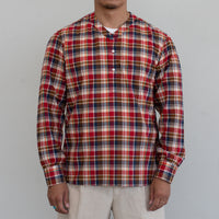 【受注生産】WEARLNESS/Madras Check Sleeping Shirts/Orange