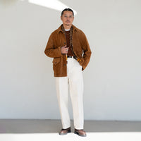 CINQUANTA/Suede Car Coat