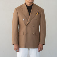 WEARLNESS/Camel Flannel Blazer/V.B.C. FLANNEL