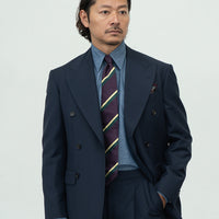 【Order】WEARLNESS/Long point regular collar shirt/FM22104/Chambray