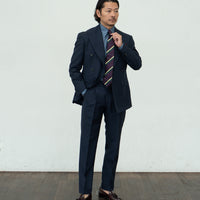 【Order】WEARLNESS/Long point regular collar shirt/FM22104/Chambray