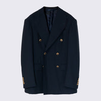 WEARLNESS/Classic Navy Blazer/ V.B.C TRADITIONAL WORSTED 21μ