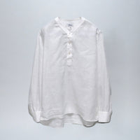 WEARLNESS/Linen Sleeping Shirts/White