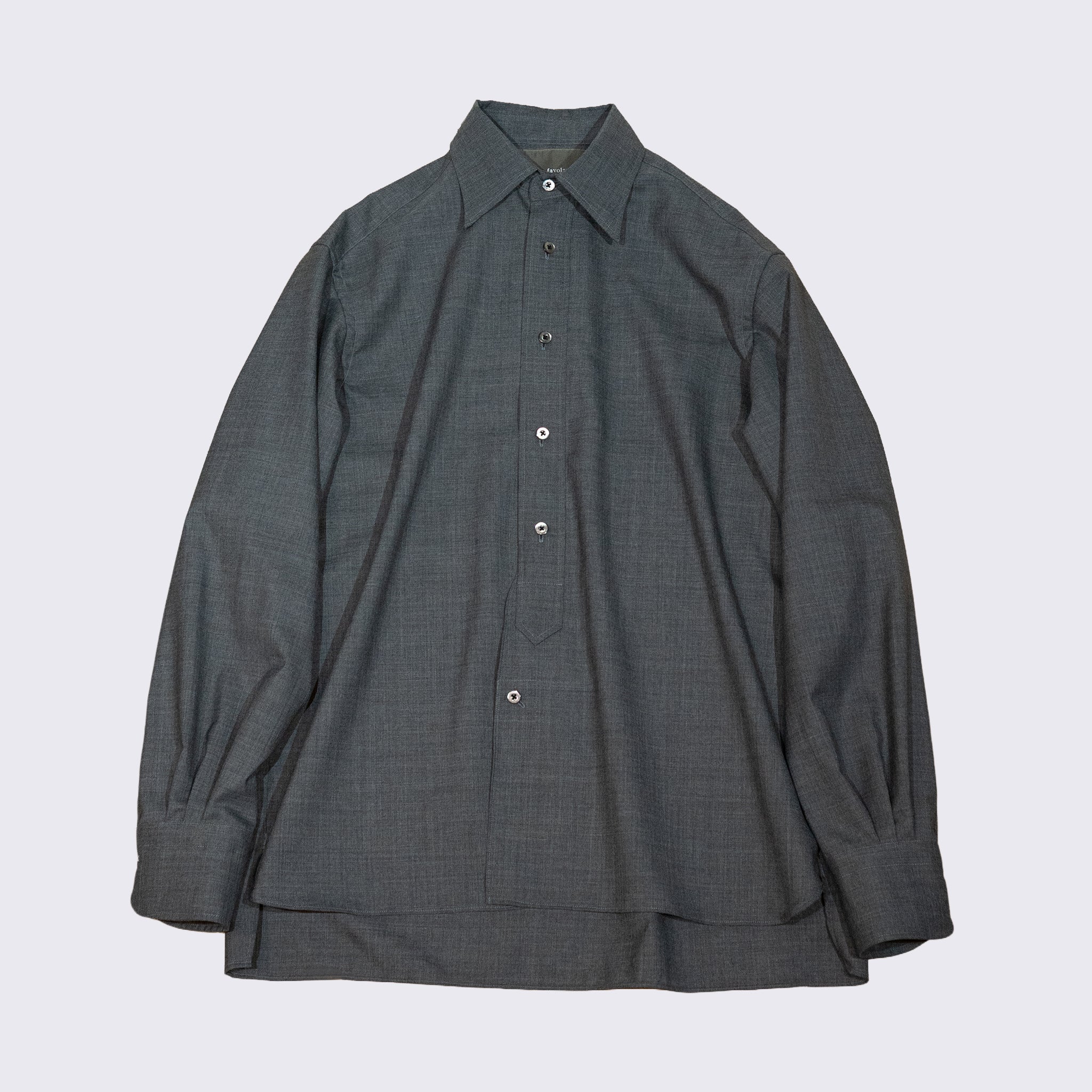 Lalala様　トップス　GRAY サイズ1 LA FAVOLA/BIG SHIRTS/Medium Gray – WEARLNESS