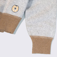 KANELL INDUSTRIEL/LE B-A-BA Bicolor Cotton Knit/Gray
