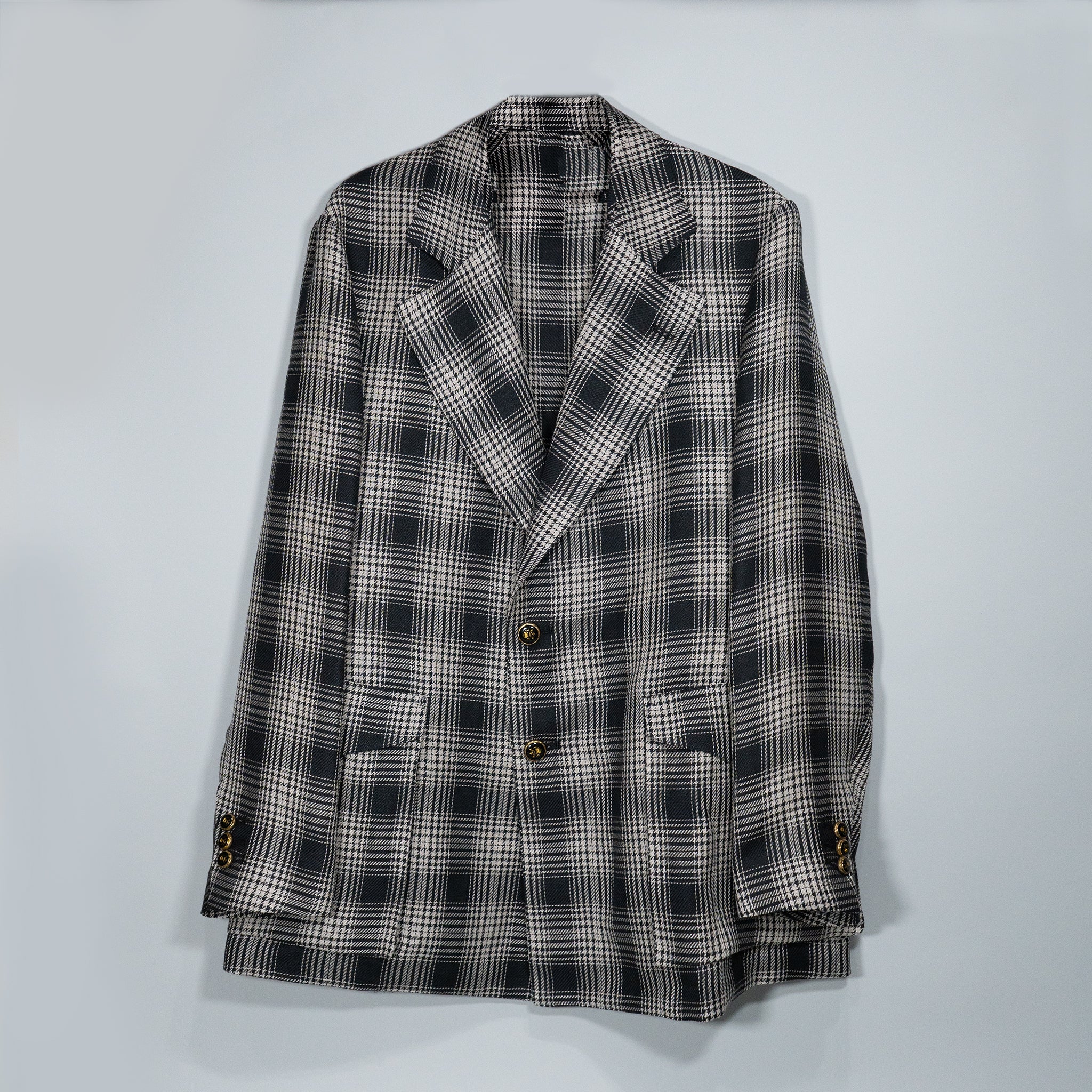 LA FAVOLA/Linen Plaid Bush Jacket – WEARLNESS