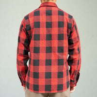 FAR EAST MANUFACTURING/Buffalo Plaid Work Shirts/Red