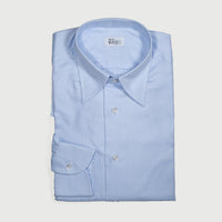 【Order】WEARLNESS/Long point regular collar shirt/Blue