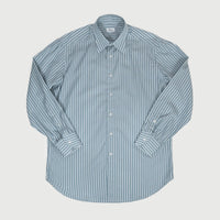 【Order】WEARLNESS/Long point regular collar shirt/FM12835/Blue Stripe