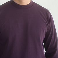 WEARLNESS/Standard Crew-Neck Knit/PURPLE