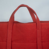 AMIACALVA/A153 /Light Ounce Canvas Tote SCARLET (L)