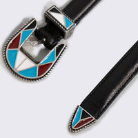 ALBERTO LUTI/ Western Belt/Black