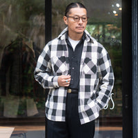 FAR EAST MANUFACTURING/Buffalo Plaid Work Shirts/White