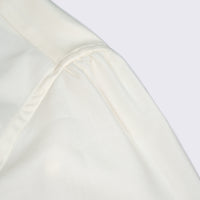WEARLNESS/Double Pocket Wool Shirt/White