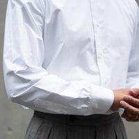 【Order】WEARLNESS/Long point regular collar shirt/FM85800/White