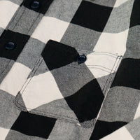 FAR EAST MANUFACTURING/Buffalo Plaid Work Shirts/White