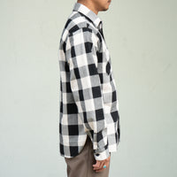 FAR EAST MANUFACTURING/Buffalo Plaid Work Shirts/White