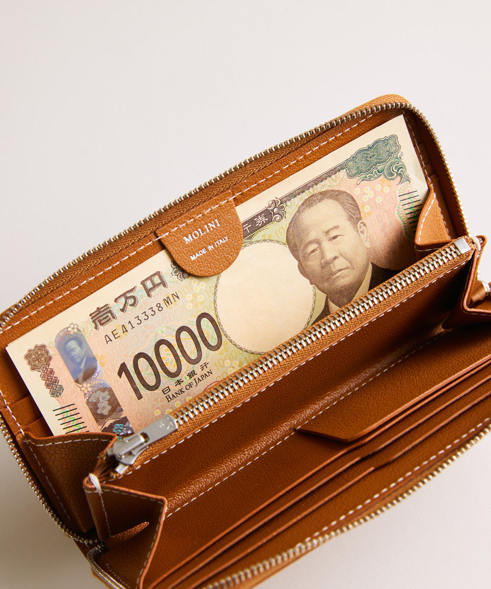 MOLINI Mini Round Zip Long Wallet