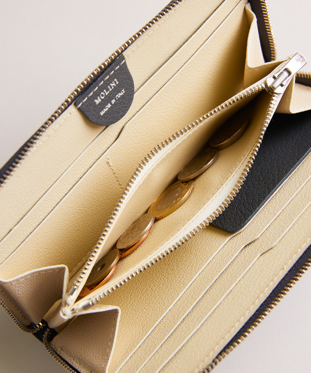 MOLINI Mini Round Zip Long Wallet