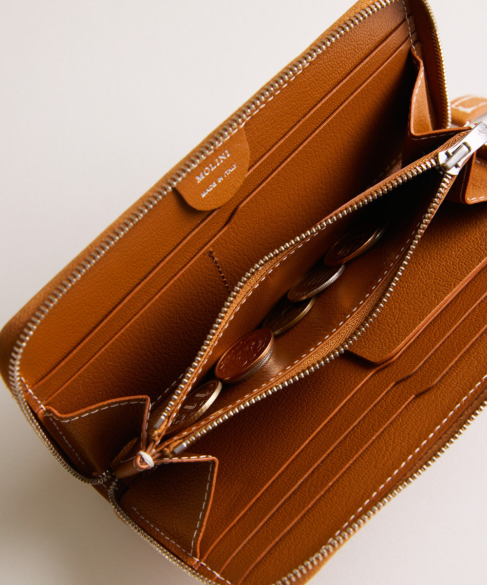 MOLINI Mini Round Zip Long Wallet