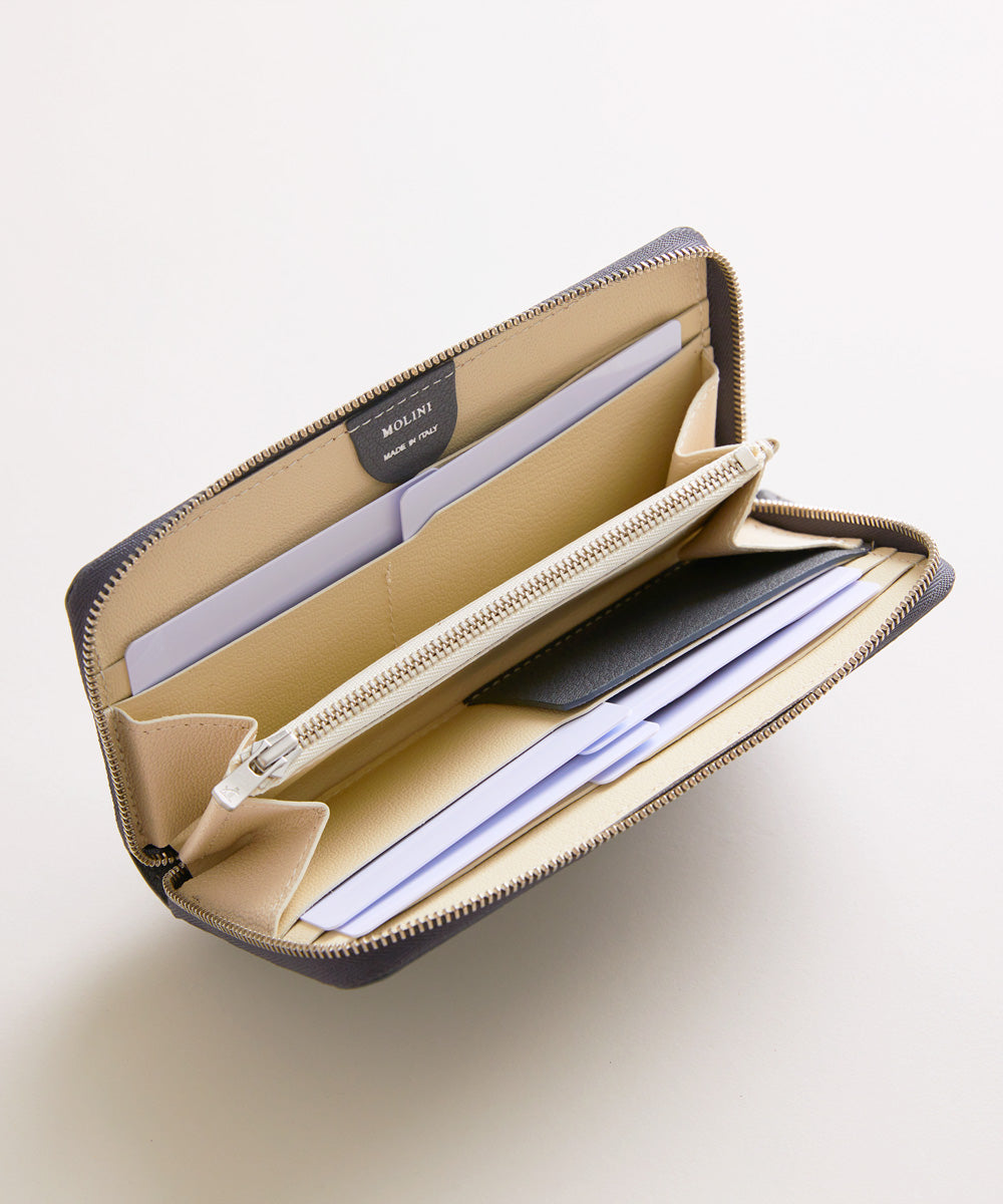 MOLINI Mini Round Zip Long Wallet