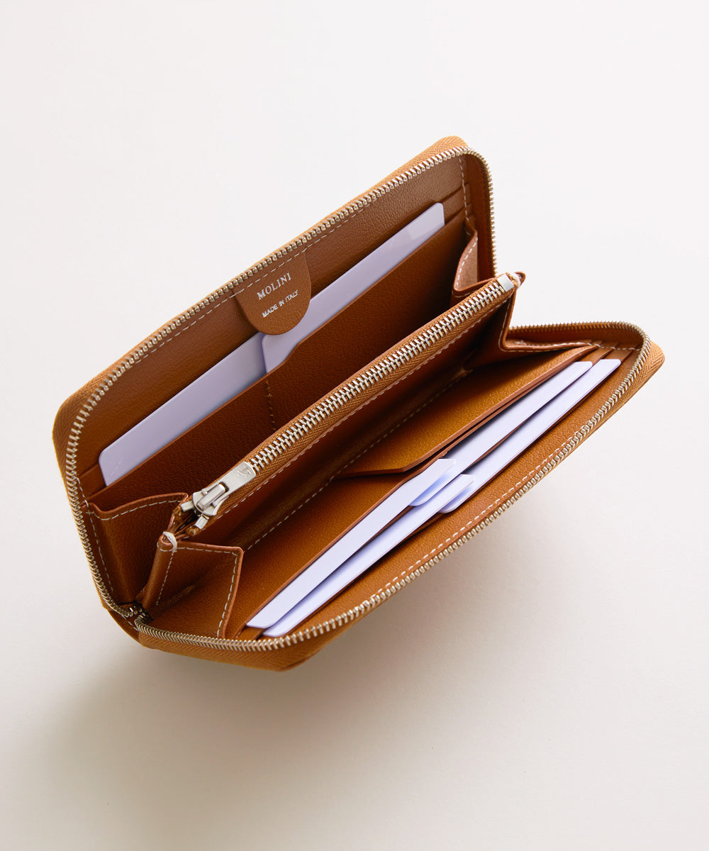 MOLINI Mini Round Zip Long Wallet
