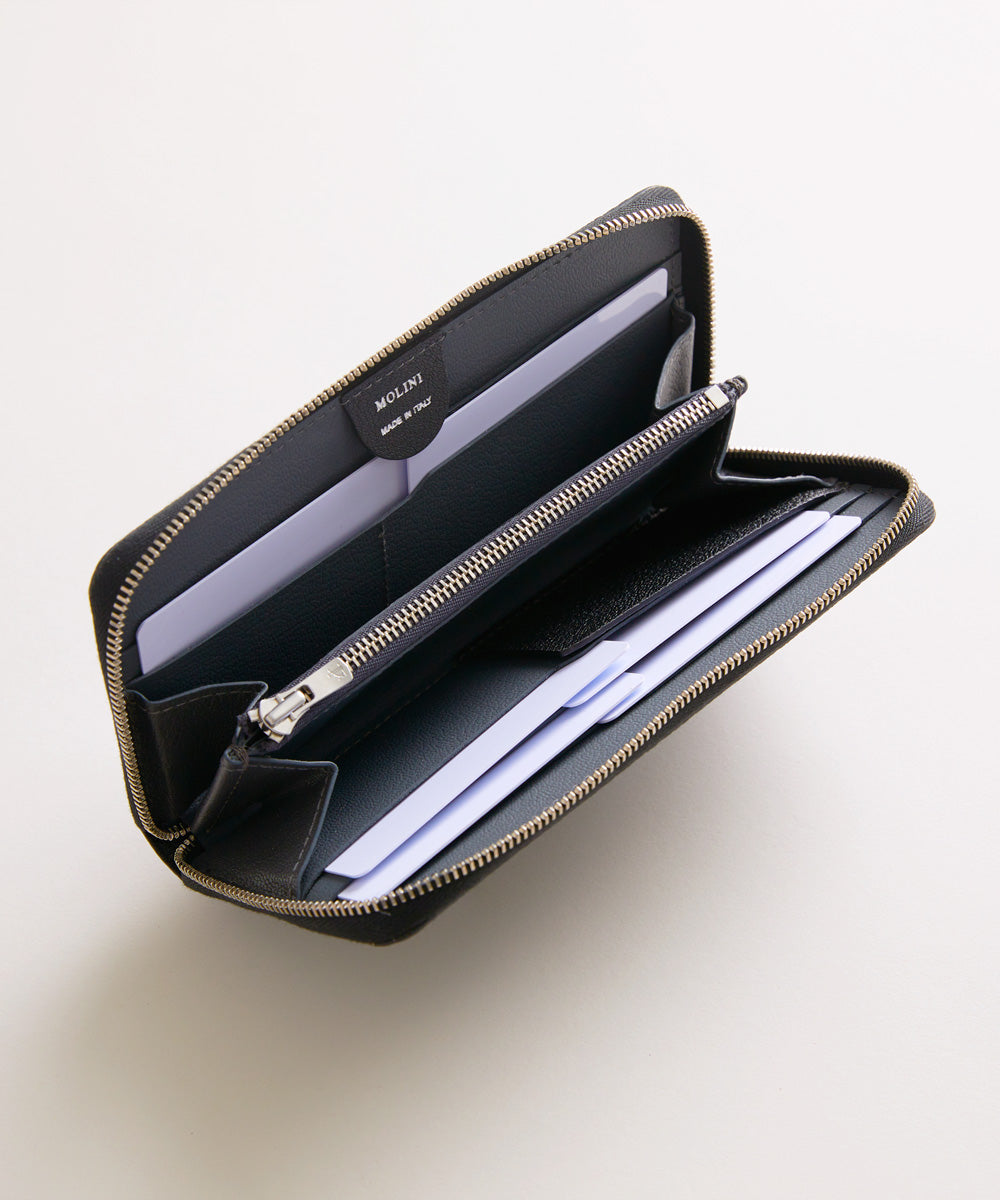 MOLINI Mini Round Zip Long Wallet