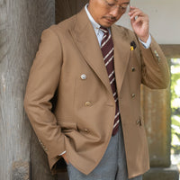 WEARLNESS/Camel Flannel Blazer/V.B.C. FLANNEL