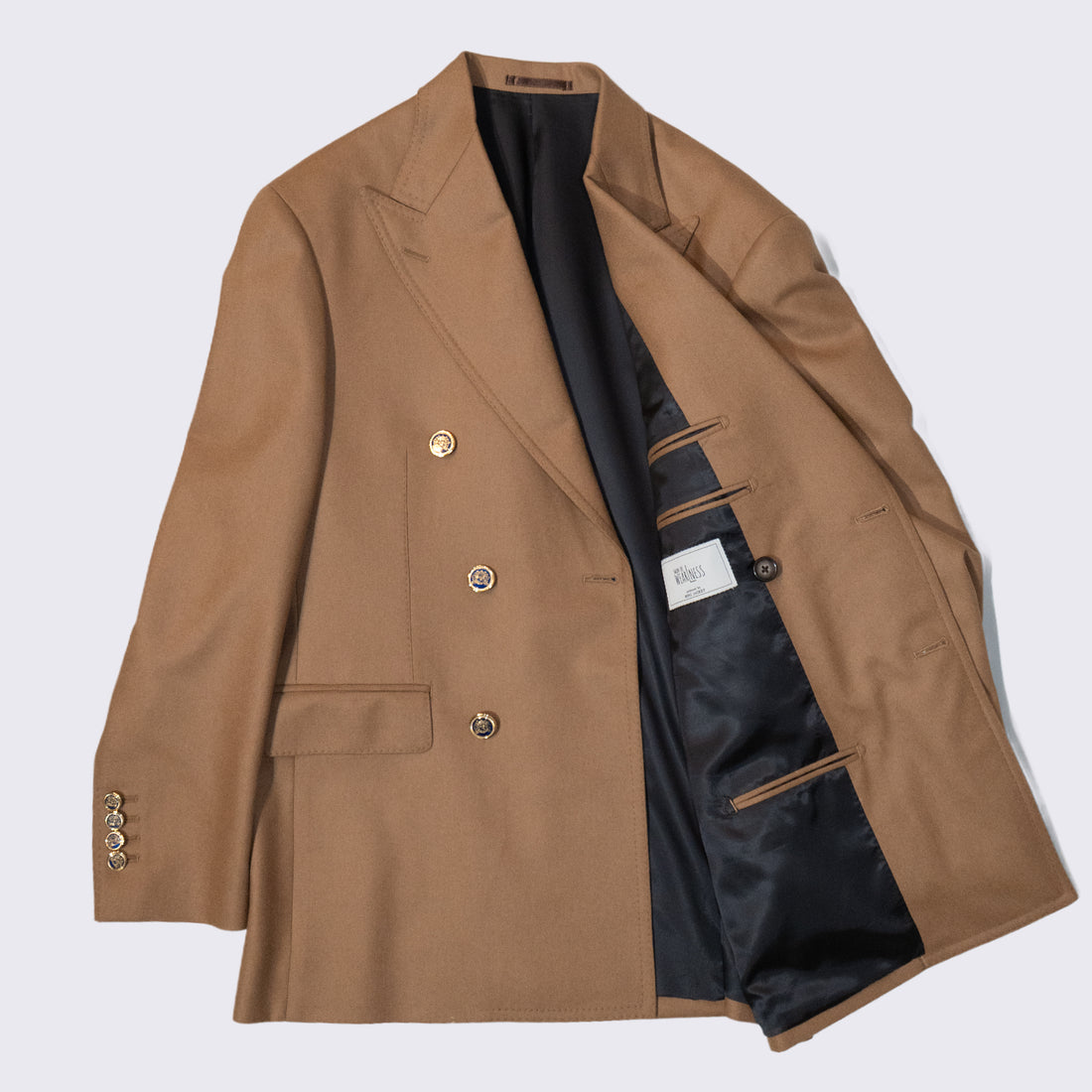 WEARLNESS/Camel Flannel Blazer/V.B.C. FLANNEL