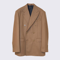 WEARLNESS/Camel Flannel Blazer/V.B.C. FLANNEL