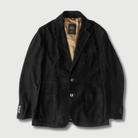 CINQUANTA/Exclusive Suede Jacket/BLACK