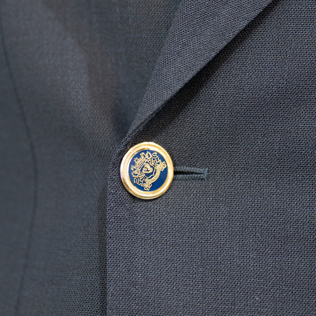 WEARLNESS/Classic Navy Blazer/ William Halstead 70%WOOL x30%MOHAIR