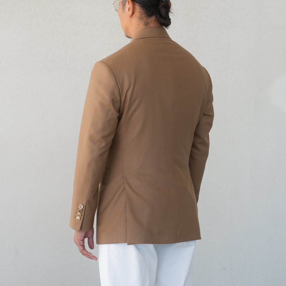 WEARLNESS/Camel Flannel Blazer/V.B.C. FLANNEL