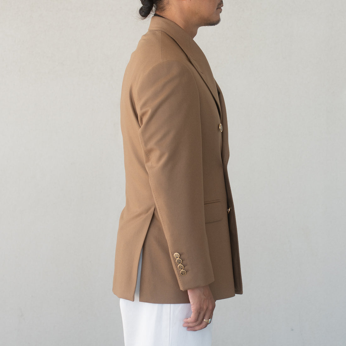 WEARLNESS/Camel Flannel Blazer/V.B.C. FLANNEL