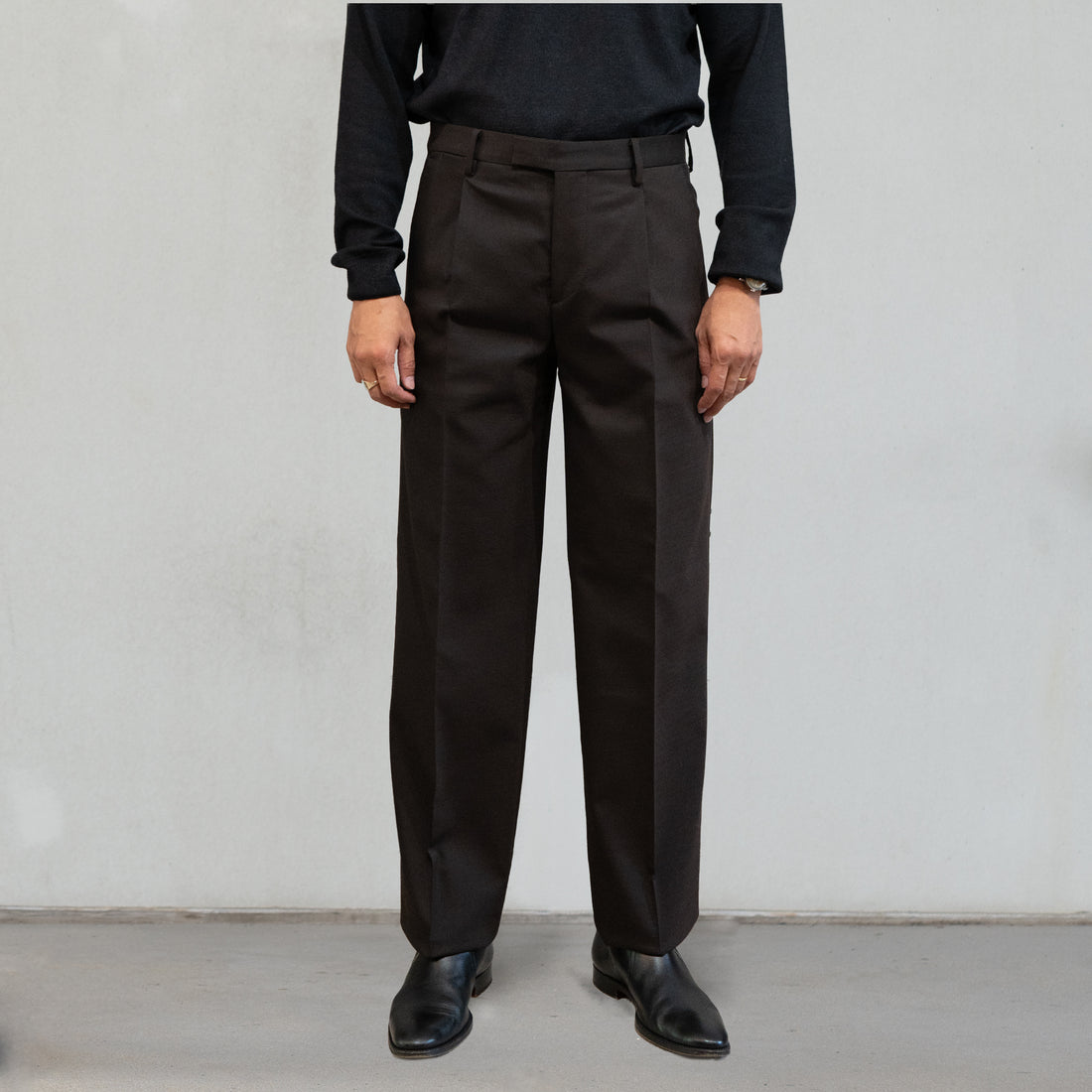 BRIGLIA/MARGUTTAS 1P Mix Serge/ Dark Brown
