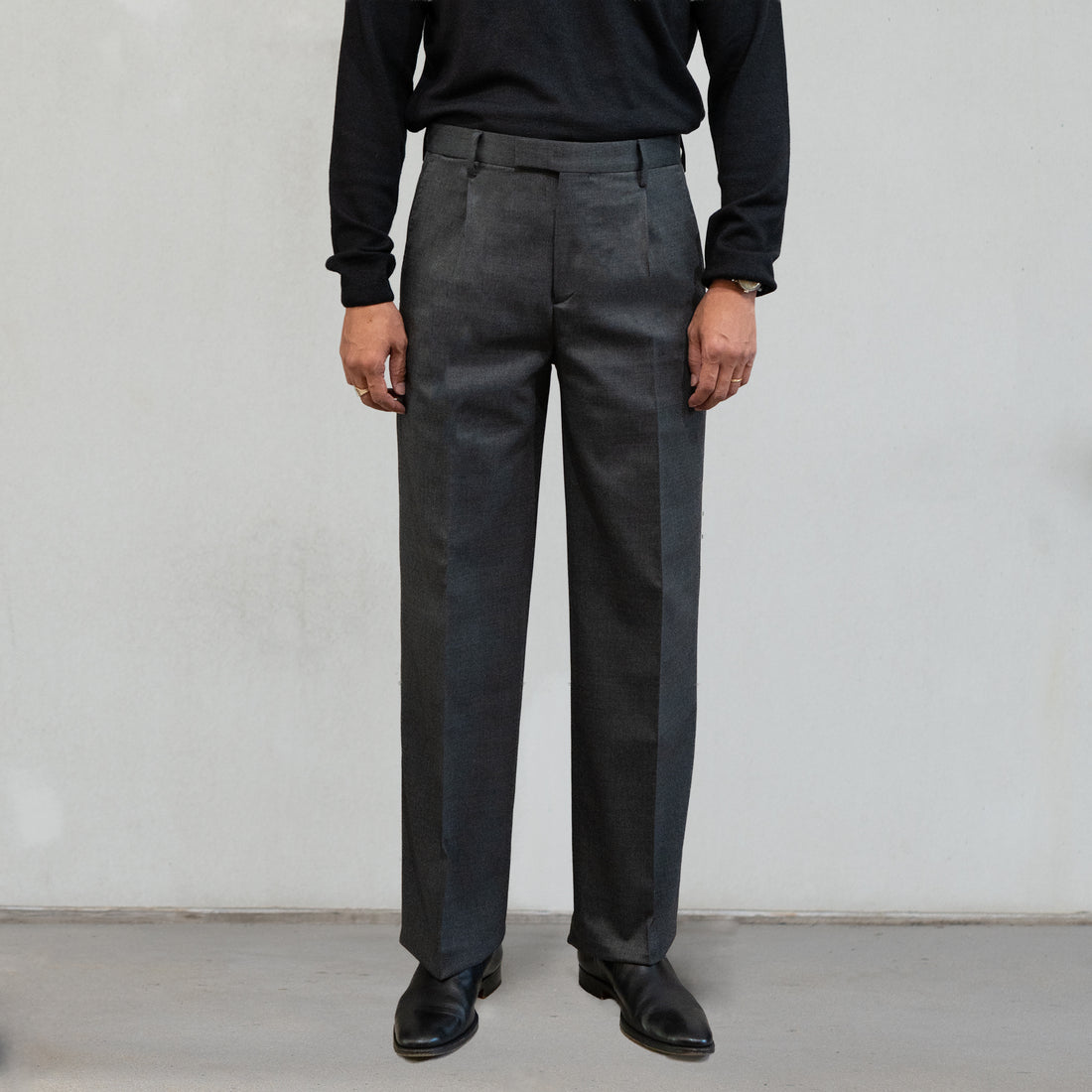 BRIGLIA/MARGUTTAS 1P Mix Serge/ Charcoal Gray