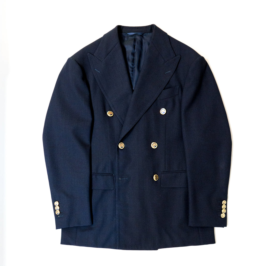 WEARLNESS/Classic Navy Blazer/ William Halstead 70%WOOL x30%MOHAIR
