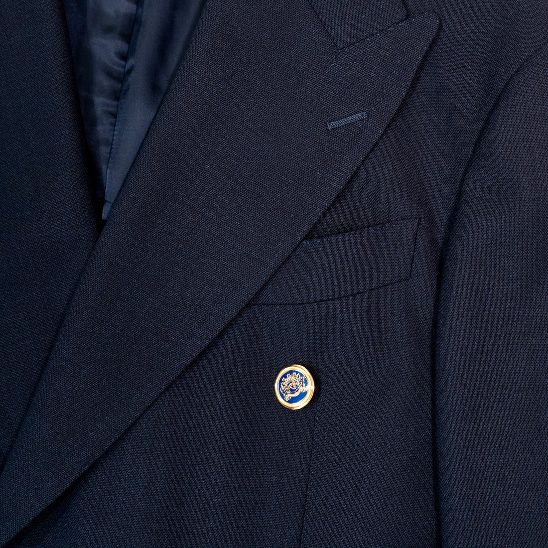 WEARLNESS/Classic Navy Blazer/ William Halstead 70%WOOL x30%MOHAIR