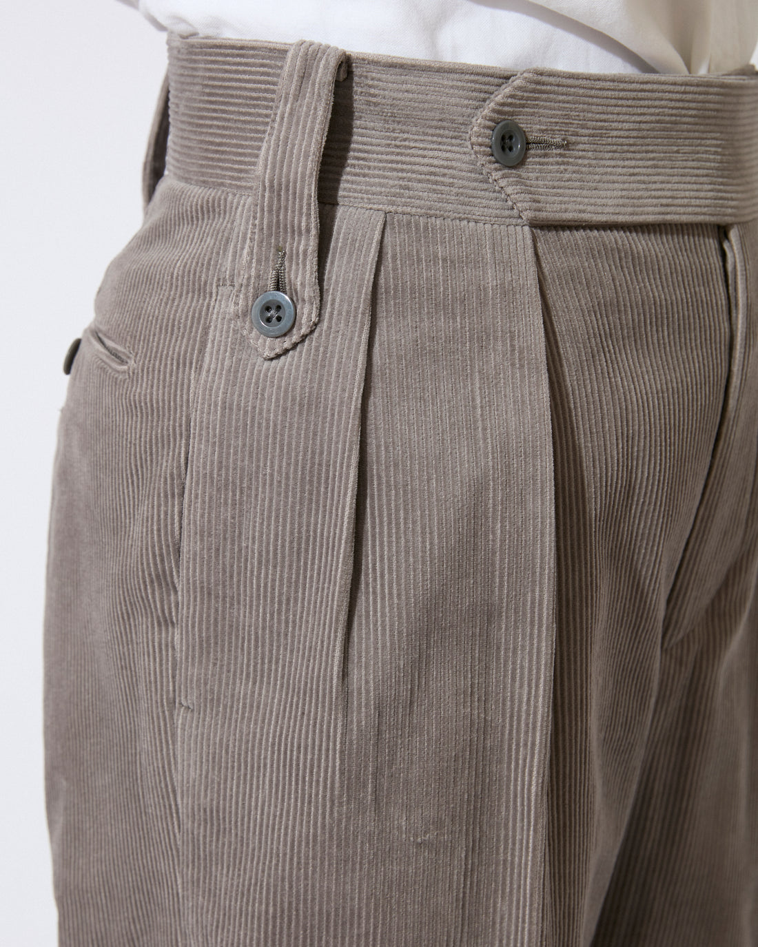 TANGENT/40'S British Gurkha Trousers/Grey Corduroy – WEARLNESS