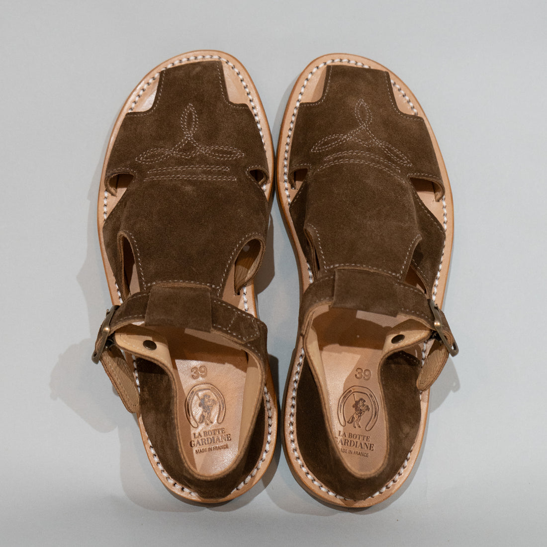 LA BOTTE GARDIANE/Etoile/Calf Suede/Taupe